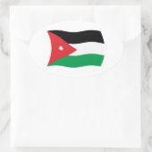 Autocollant du drapeau de la Jordanie (Sac)