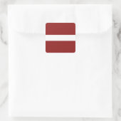 Autocollant du drapeau de la Lettonie (Sac)