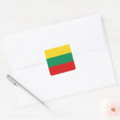 Autocollant du drapeau de la Lituanie (Enveloppe)