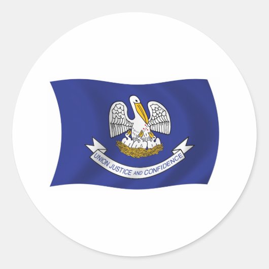 Autocollant du drapeau de la Louisiane (Devant)