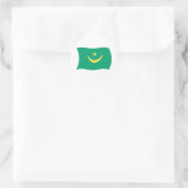 Autocollant du drapeau de la Mauritanie (Sac)