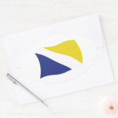 Autocollant du drapeau de la minorité allemande du (Enveloppe)