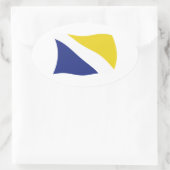 Autocollant du drapeau de la minorité allemande du (Sac)