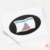 Autocollant du drapeau de la nation Apalachee (Enveloppe)