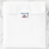 Autocollant du drapeau de la nation Apalachee (Sac)