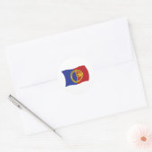 Autocollant du drapeau de la Nation Comanche (Enveloppe)
