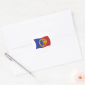 Autocollant du drapeau de la Nation Comanche (Enveloppe)