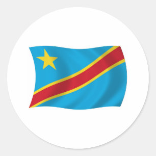 Autocollant du drapeau de la République démocratiq