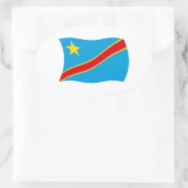 Autocollant du drapeau de la République démocratiq (Sac)