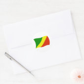 Autocollant du drapeau de la République du Congo (Enveloppe)