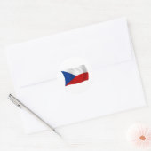 Autocollant du drapeau de la République tchèque (Enveloppe)