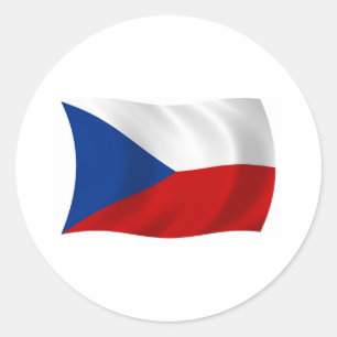 Autocollant du drapeau de la République tchèque
