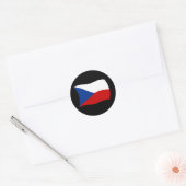 Autocollant du drapeau de la République tchèque (Enveloppe)