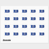 Autocollant du drapeau de la réserve de la bande d (Feuille)