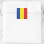 Autocollant du drapeau de la Roumanie (Sac)