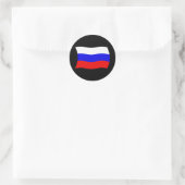 Autocollant du drapeau de la Russie (Sac)