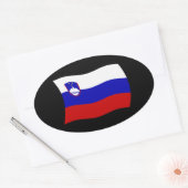 Autocollant du drapeau de la Slovénie (Enveloppe)