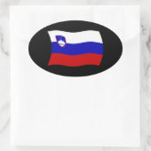 Autocollant du drapeau de la Slovénie (Sac)