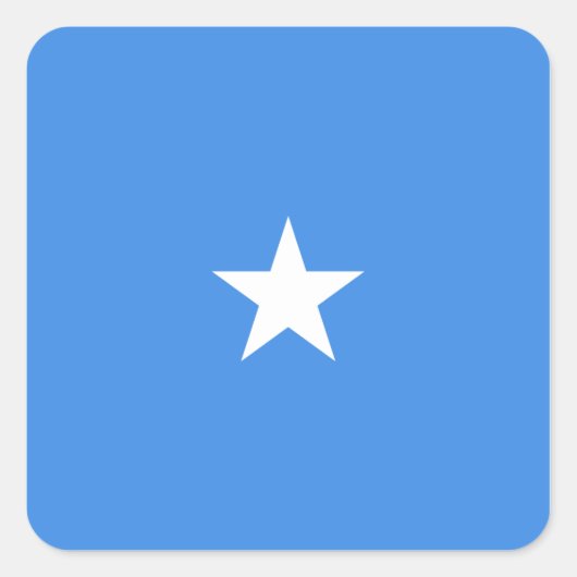 Autocollant du drapeau de la Somalie (Devant)