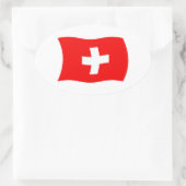 Autocollant du drapeau de la Suisse (Sac)