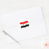 Autocollant du drapeau de la Syrie (Enveloppe)