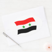 Autocollant du drapeau de la Syrie (Enveloppe)