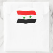 Autocollant du drapeau de la Syrie (Sac)