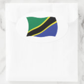 Autocollant du drapeau de la Tanzanie (Sac)