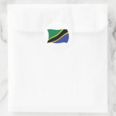 Autocollant du drapeau de la Tanzanie (Sac)