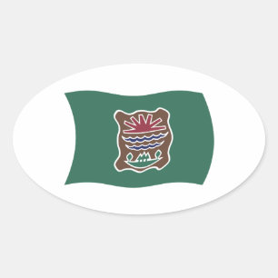 Autocollant du drapeau de la tribu Abenaki