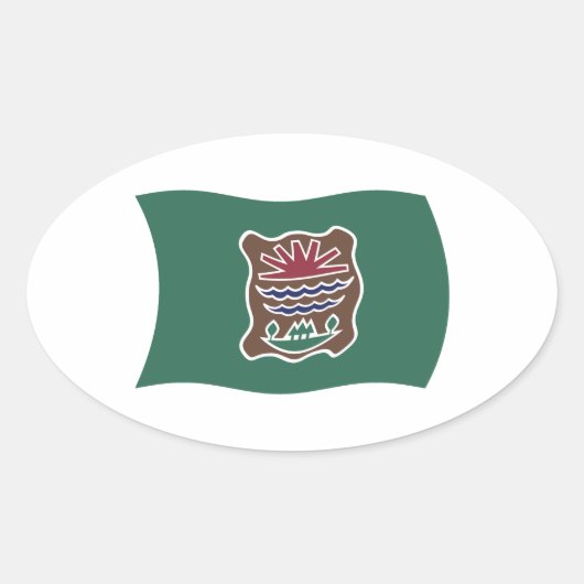 Autocollant du drapeau de la tribu Abenaki (Devant)