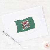 Autocollant du drapeau de la tribu Abenaki (Enveloppe)
