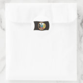 Autocollant du drapeau de la tribu de Sault Ste. M (Sac)
