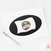 Autocollant du drapeau de la tribu Ute (Enveloppe)