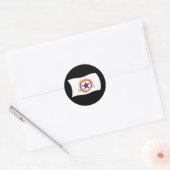 Autocollant du drapeau de la tribu Wampanoag (Enveloppe)