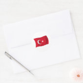 Autocollant du drapeau de la Turquie (Enveloppe)