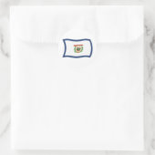 Autocollant du drapeau de la Virginie-Occidentale (Sac)