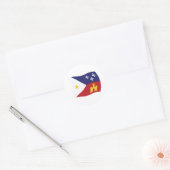 Autocollant du drapeau de l'Acadiana (Enveloppe)