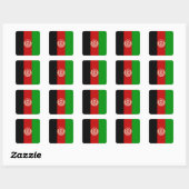 Autocollant du drapeau de l'Afghanistan (Feuille)