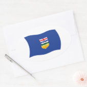 Autocollant du drapeau de l'Alberta (Enveloppe)