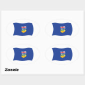 Autocollant du drapeau de l'Alberta (Feuille)