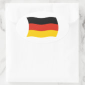 Autocollant du drapeau de l'Allemagne (Sac)