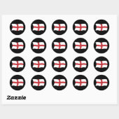 Autocollant du drapeau de l'Angleterre (Feuille)