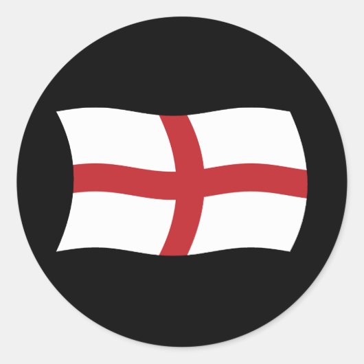 Autocollant du drapeau de l'Angleterre (Devant)