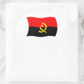 Autocollant du drapeau de l'Angola (Sac)