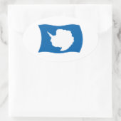 Autocollant du drapeau de l'Antarctique (Sac)