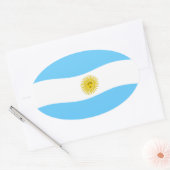 Autocollant du drapeau de l'Argentine (Enveloppe)