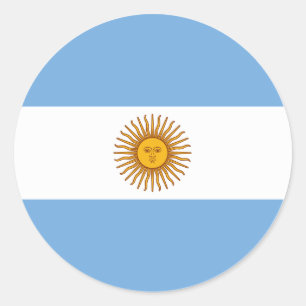 Autocollant du drapeau de l'Argentine – Fierté arg