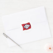 Autocollant du drapeau de l'Arkansas (Enveloppe)