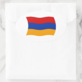 Autocollant du drapeau de l'Arménie (Sac)